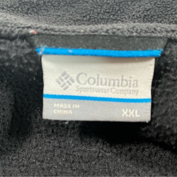 Columbia Full Zip Gray Fleece Jacket Men's XXL - Picture 6 of 8